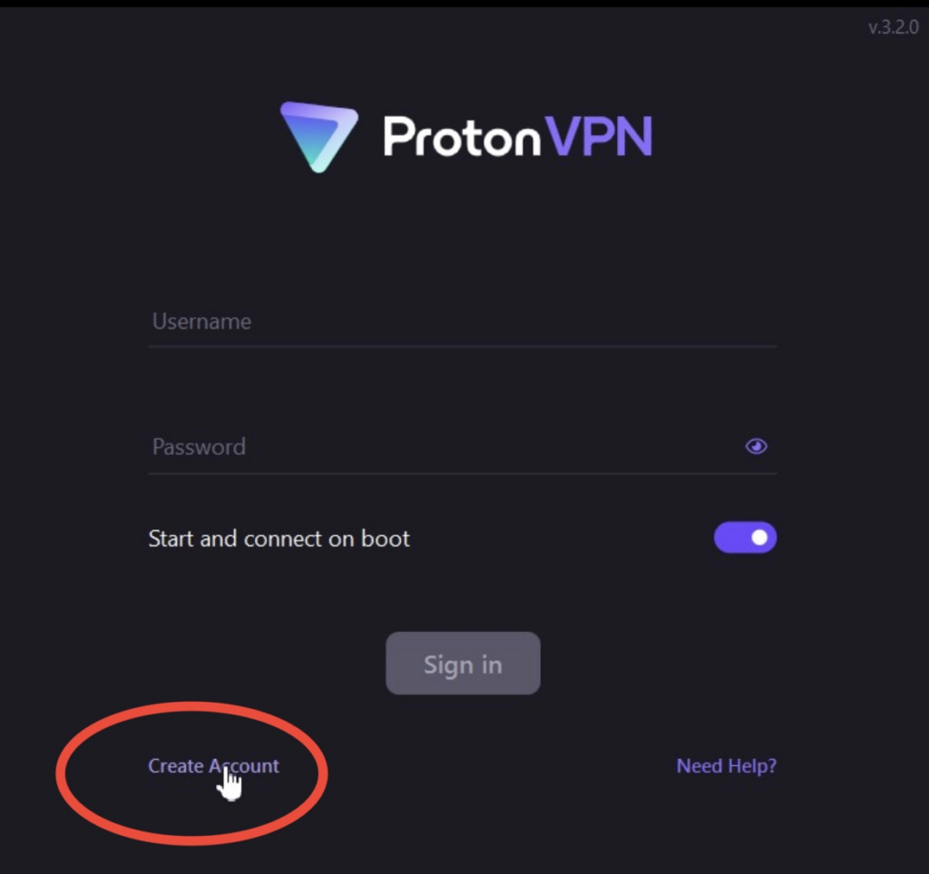 프로톤 VPN(ProtonVPN) Create Account