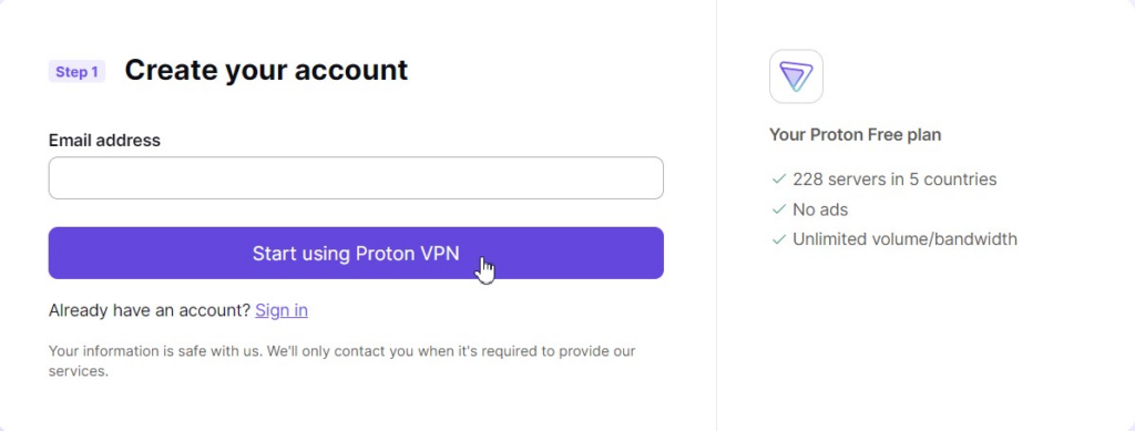 프로톤 VPN(ProtonVPN) 회원가입